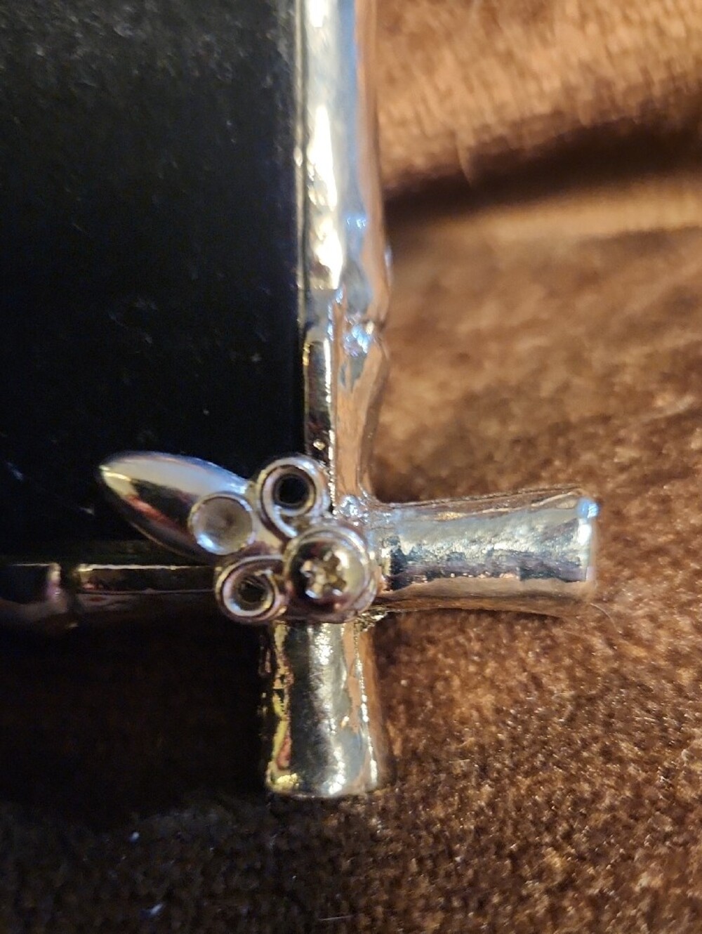 Z Gallerie Silver Frame with Blue-Green Crystal Butterfly - Picture 5 of 5